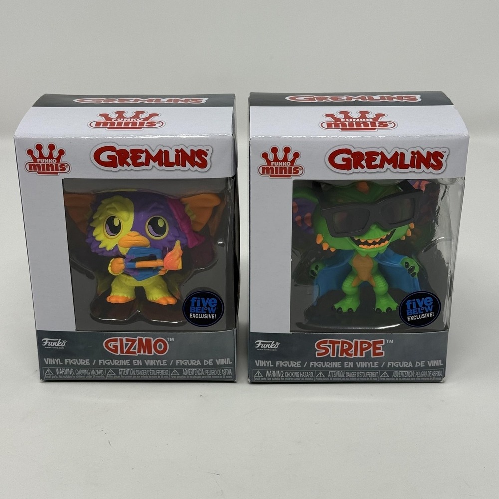 Funko Minis Gremlins Gizmo Stripe 2 Pack Five Below Exclusive Vinyl Figures